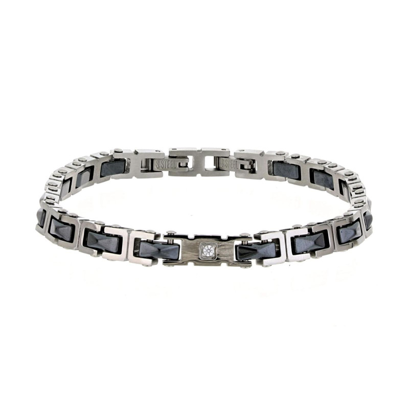 BRACCIALE CM 18 UOMO IN ACCIAIO