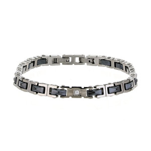 BRACCIALE CM 18 UOMO IN ACCIAIO