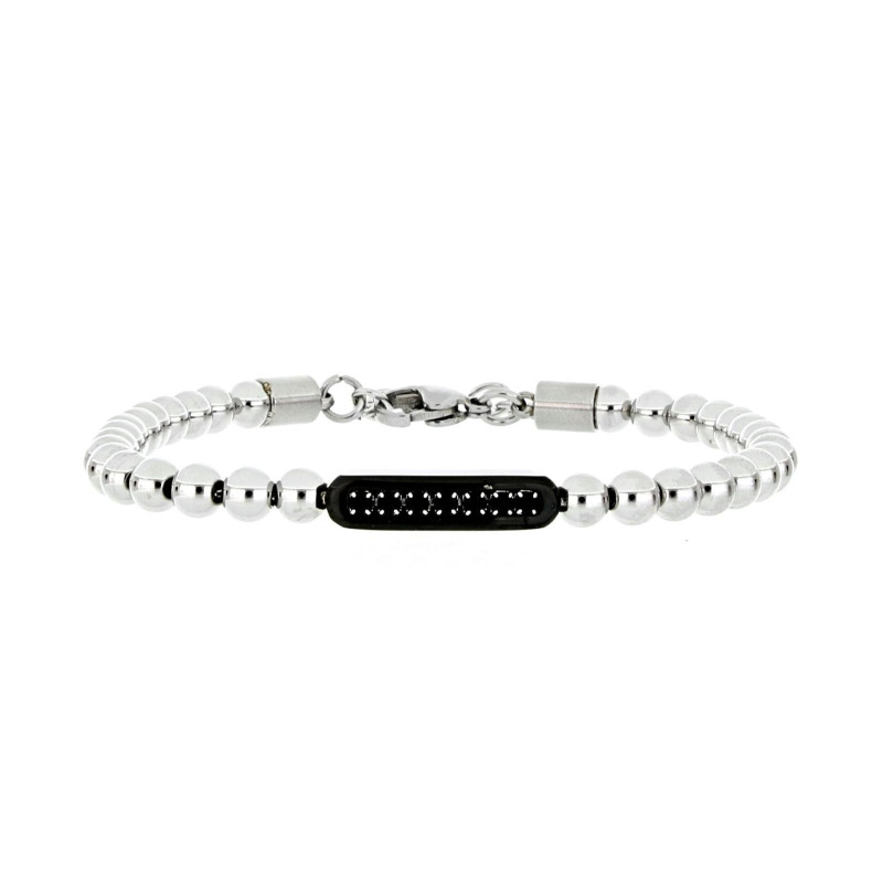 BRACCIALE UOMO CM 19+3 MM 5 IN ACCIAIO