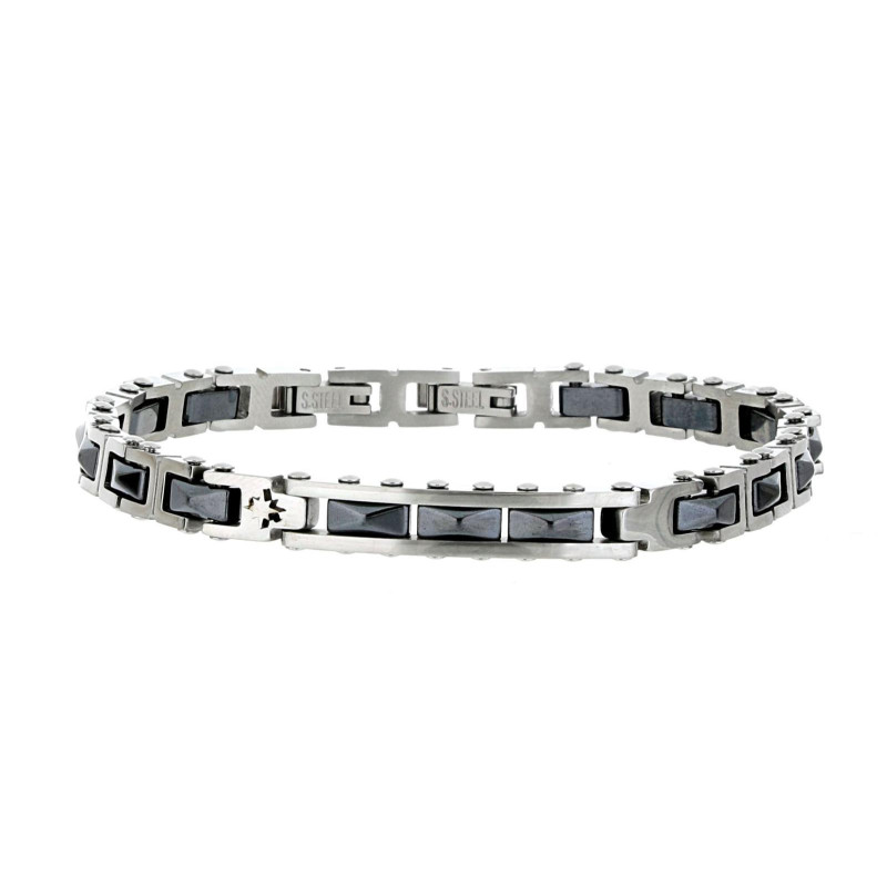 BRACCIALE CM 18 UOMO IN ACCIAIO