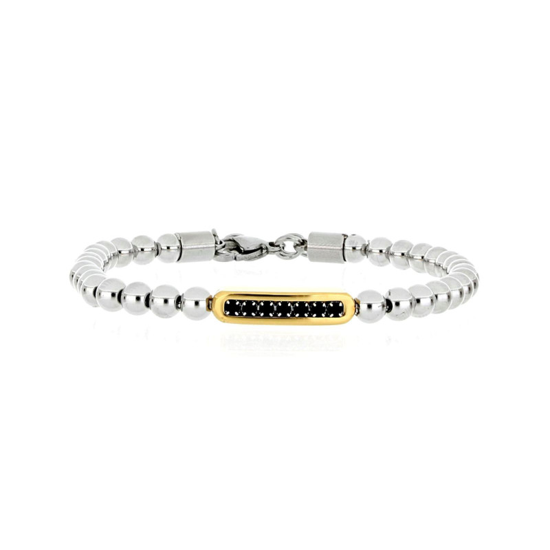 BRACCIALE UOMO CM 19+3 MM 5 IN ACCIAIO