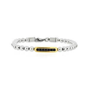 BRACCIALE UOMO CM 19+3 MM 5 IN ACCIAIO