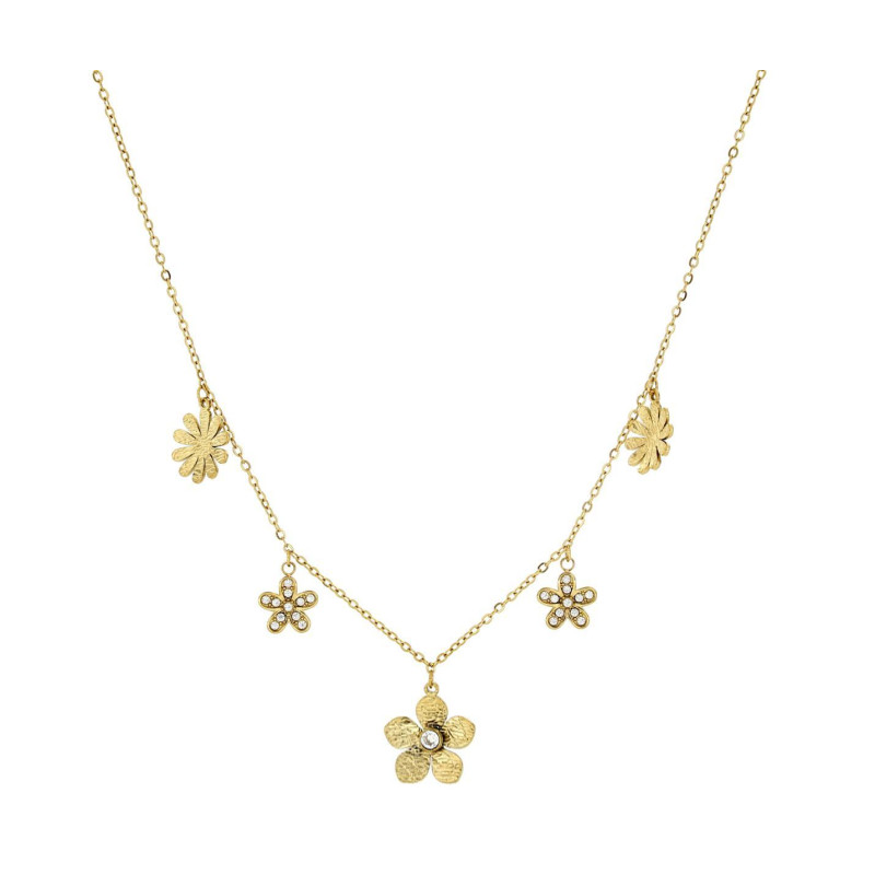 COLLANA NAYERA CM 40+5 IN ACCIAIO