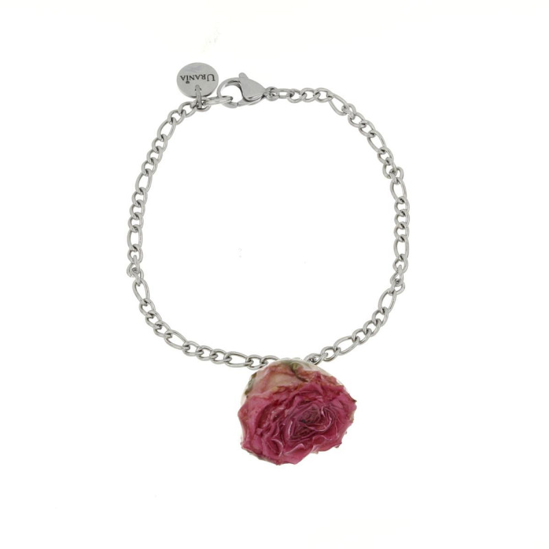 BRACCIALE PETALI PREZIOSI IN ACCIAIO