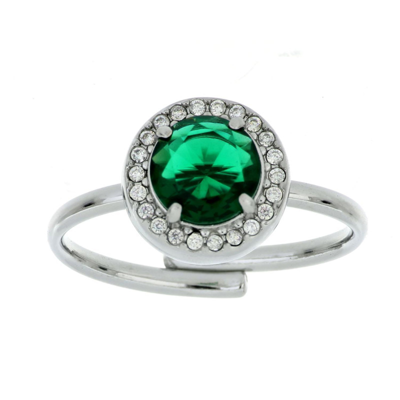 ANELLO "INCANTO" TONDO MM 11 IN ACCIAIO