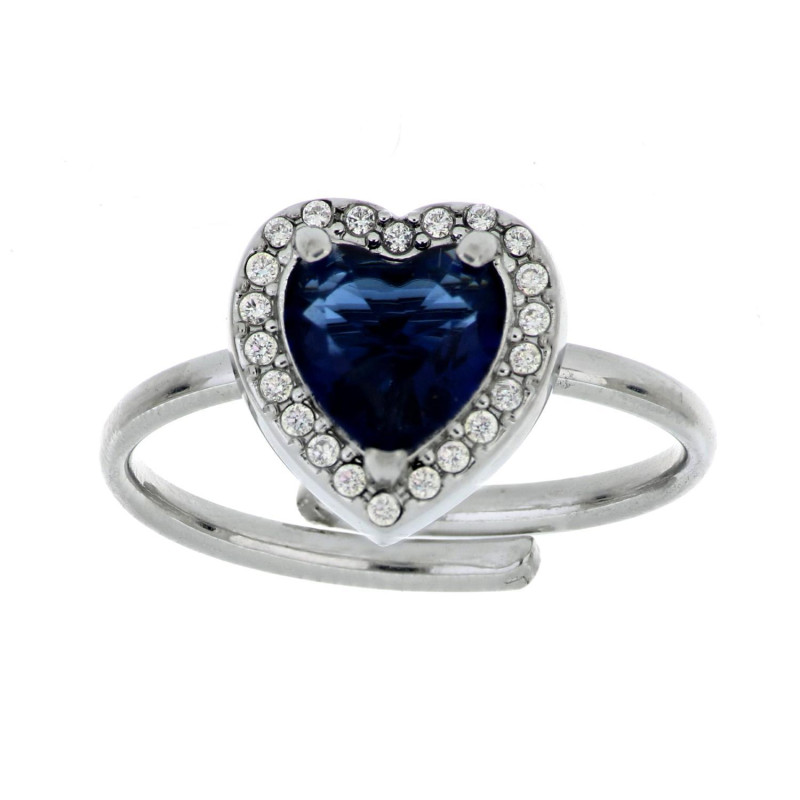 ANELLO "INCANTO" CUORE MM 11 IN ACCIAIO