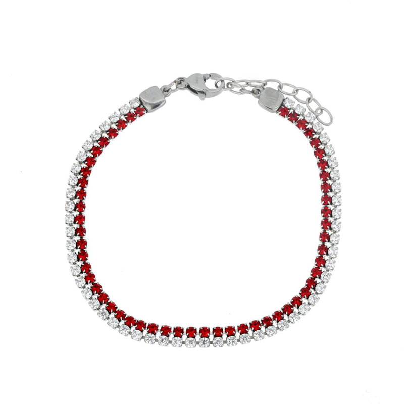 BRACCIALE TENNIS CM 16+3 IN ACCIAIO