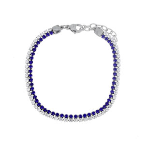 BRACCIALE TENNIS CM 16+3 IN ACCIAIO