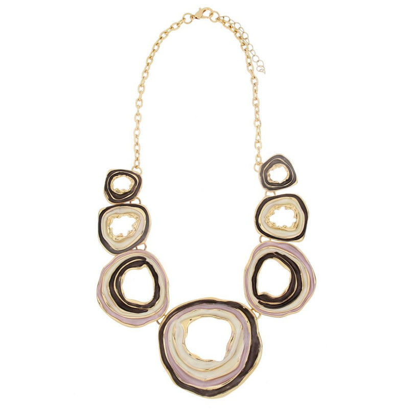COLLANA ARMONIA CM 40+5 IN OTTONE