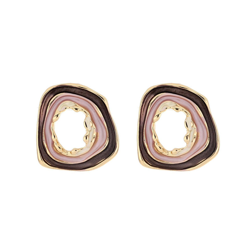 ORECCHINI ARMONIA MM 21 IN OTTONE