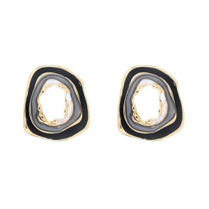 ORECCHINI ARMONIA MM 21 IN OTTONE