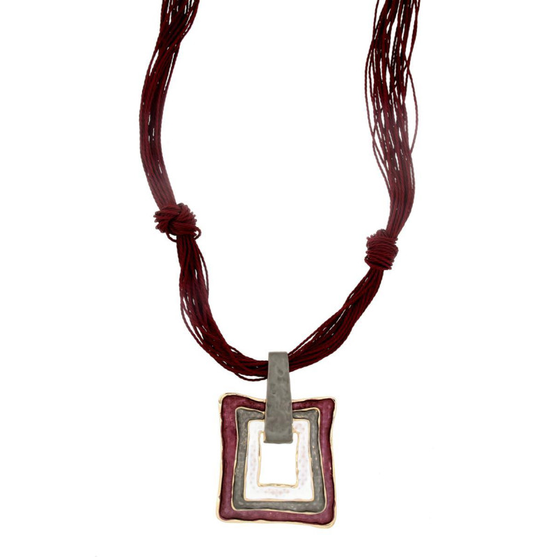 COLLANA ARMONIA CM 47+5 IN OTTONE MM 60