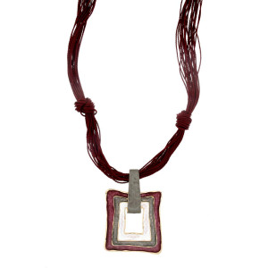COLLANA ARMONIA CM 47+5 IN OTTONE MM 60